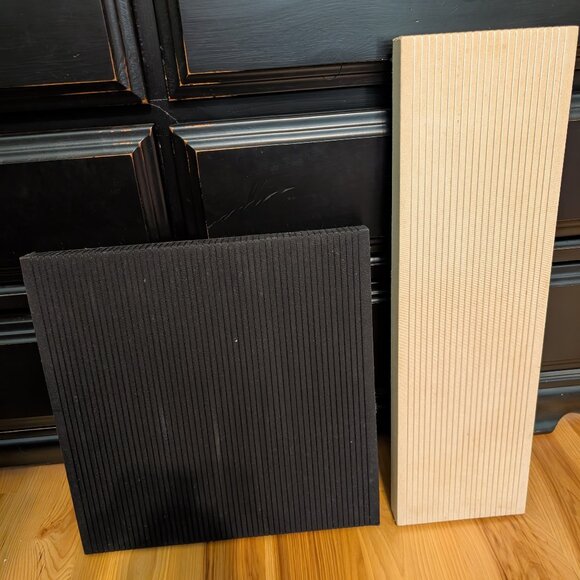 2 Photo Boards Ribbed front for Collage Style - Picture 1 of 3